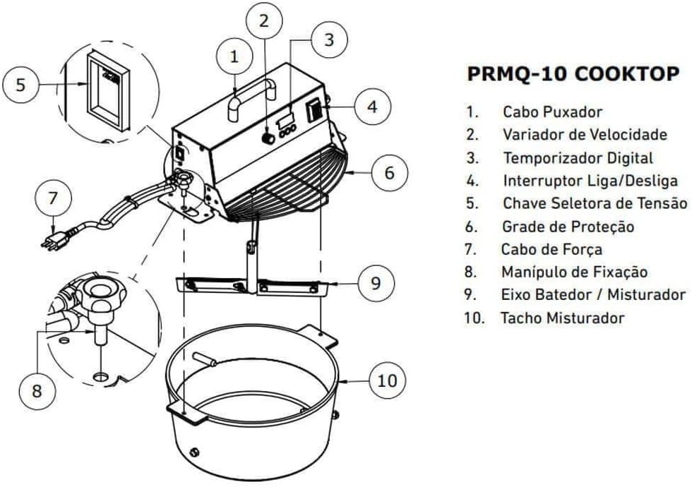 Misturador-Progas-PRMQ-10-3 Misturador de Massas Progás PRMQ-10 é Bom?
