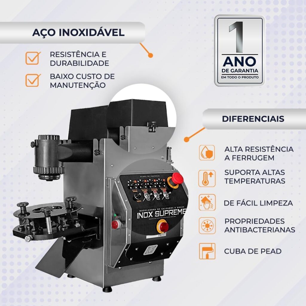 compacta-inox-supreme-3-1024x1024 Máquina de Salgados Compacta Inox Supreme é Boa? Review Completo
