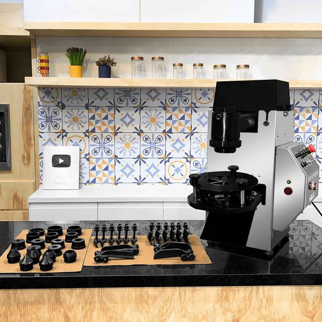 máquina para salgados inox supreme compacta print