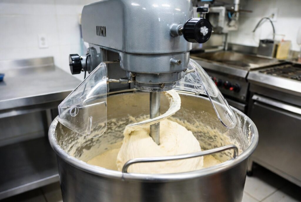 amassadeira-espiral-para-salgados-1024x687 Massa Básica para Salgados Assados: Receita Completa e Guia para Produção Profissional