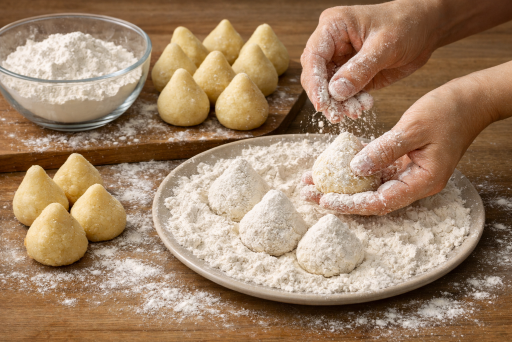 como-empanar-coxinha-1024x683 Como empanar coxinha: métodos, misturas e técnicas para produção em escala