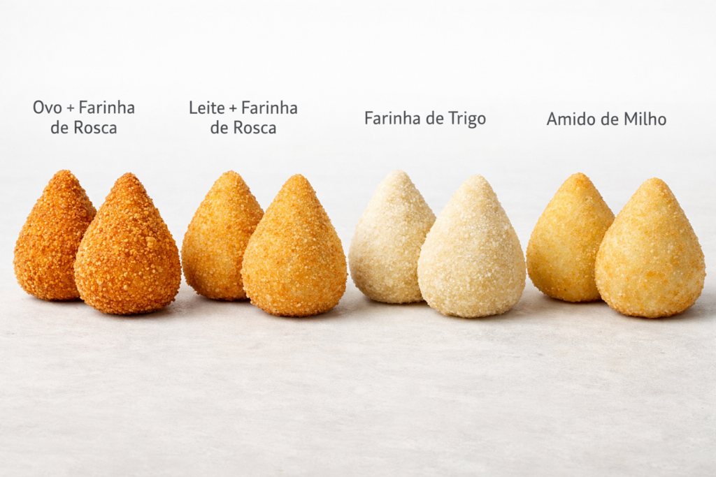 como-empanar-coxinhas-2-1024x683 Como empanar coxinha: métodos, misturas e técnicas para produção em escala
