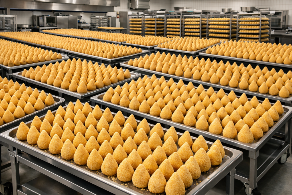 como-empanar-salgadinhos-1024x683 Como empanar coxinha: métodos, misturas e técnicas para produção em escala