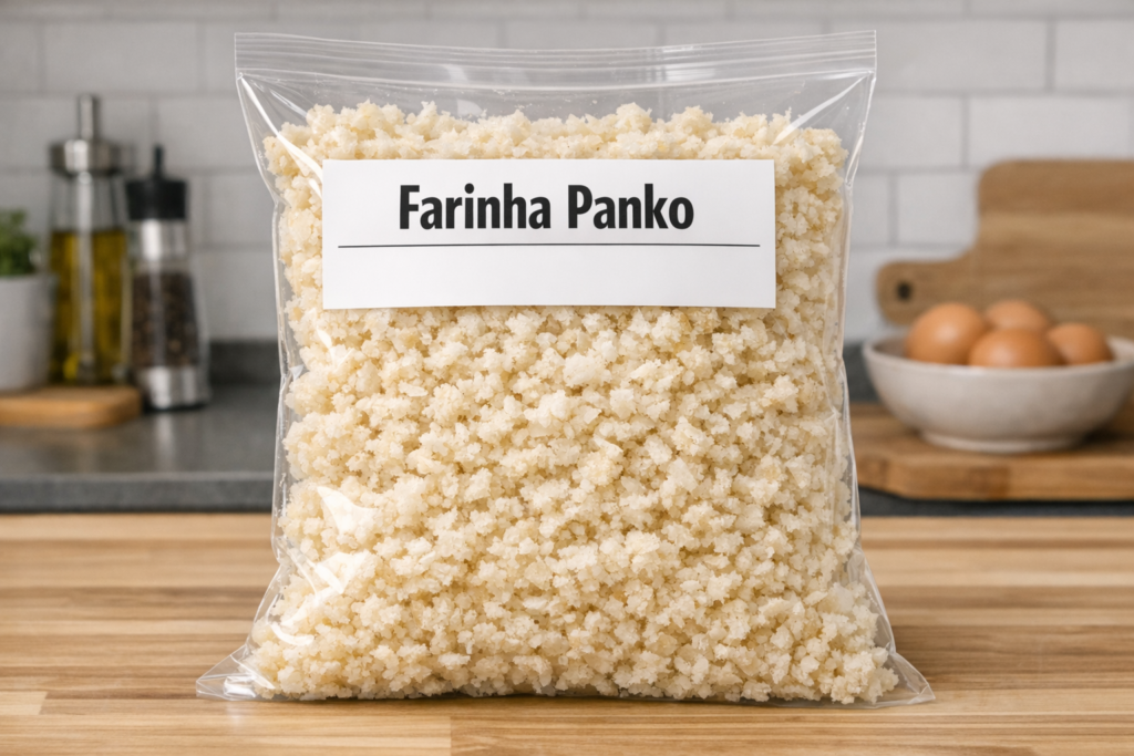 empanar-farinha-panko-1024x683 Como empanar coxinha: métodos, misturas e técnicas para produção em escala