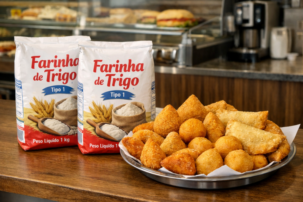 melhor-farinha-salgados-1024x683 Qual a Melhor Farinha de Trigo para Salgados: Guia Completo para Coxinha, Fritos e Empadão