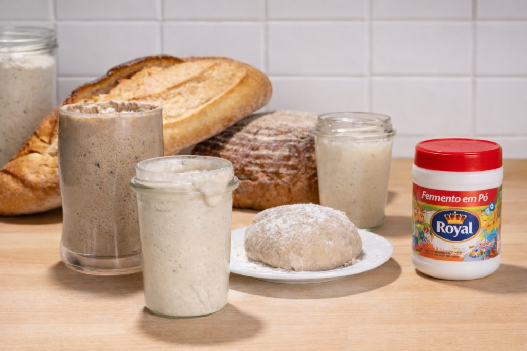 Qual-fermento-usar-em-cada-receita-1024x683 Fermento Biológico Seco, Fresco ou Químico: Qual usar em Cada Receita?