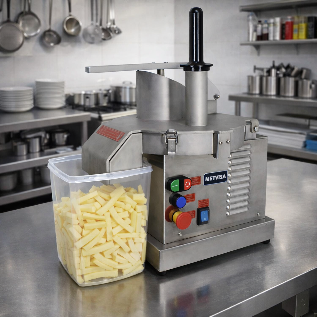 processador-alimentos-MPAM-metvisa-cozinha-industrial-batatas Qual o Melhor Processador de Alimentos Industrial? Comparativo entre 5 Modelos